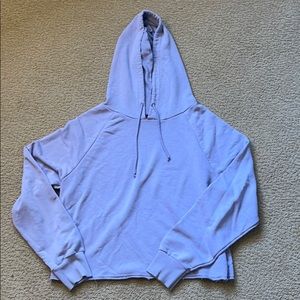 Women’s New Look Lavendar Oversized Cropped Hoodie